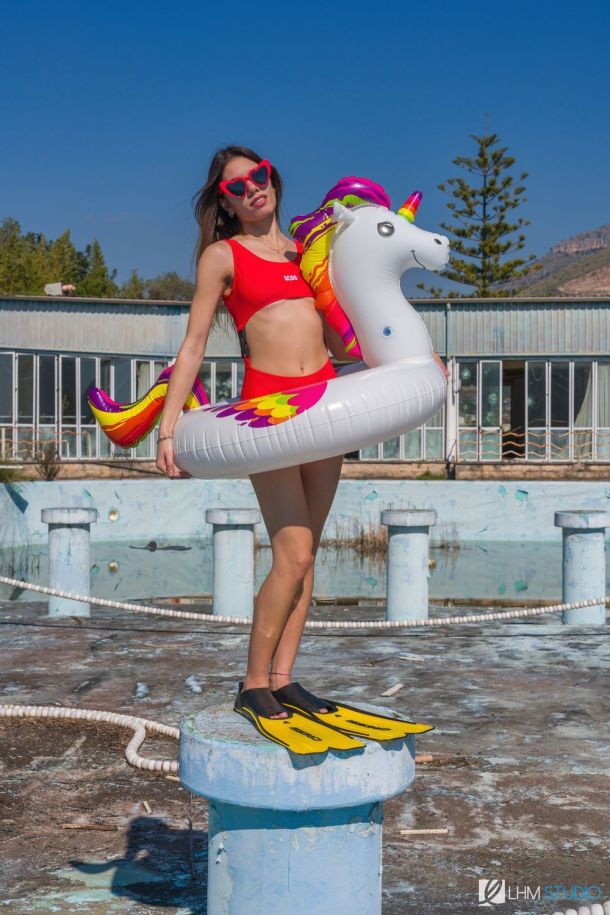 Stefy Cufe shooting urbex