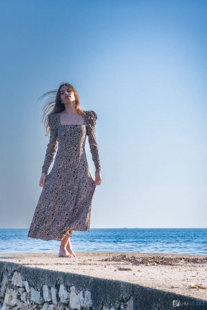 Stefy Cufe modella shooting mare