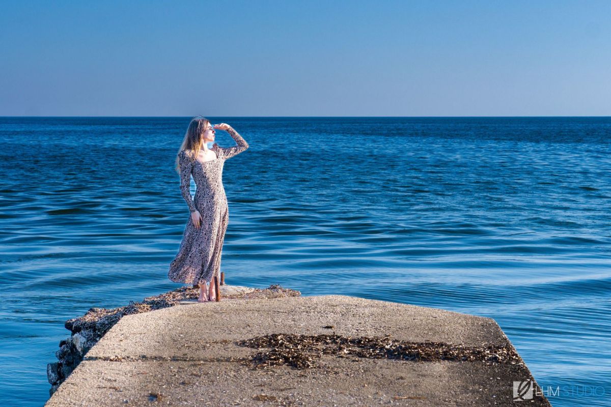 Stefy Cufe modella shooting mare