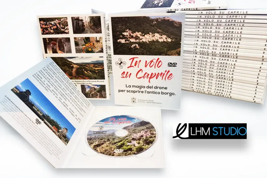 Packaging e DVD "In Volo su Caprile"